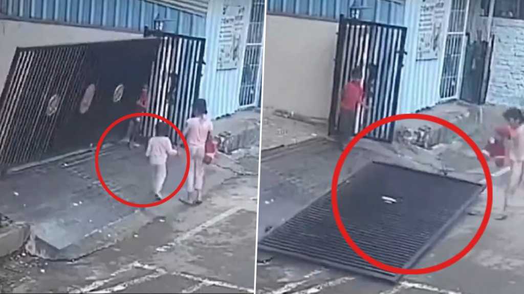 கதவை மூடும்போது திடீர் கோளாறு… துடி துடித்து பலியான பிஞ்சு குழந்தையின் உயிர்…. நெஞ்சை ரணமாக்கும் சம்பவம்..!!
