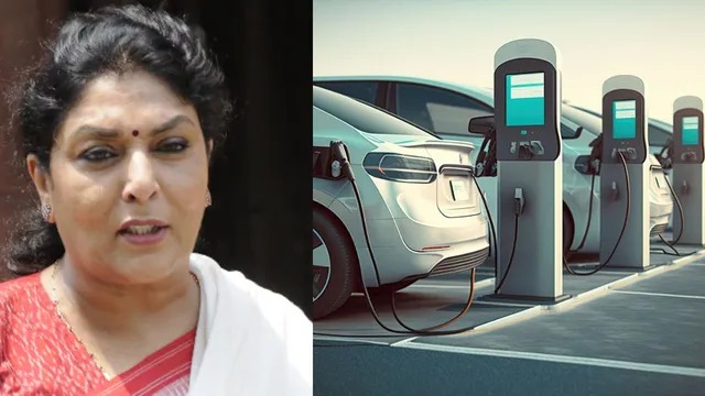 எலெக்ட்ரிக் வாகனங்களும் சுற்றுச்சூழலை மாசுபடுத்தும்…. காங்கிரஸ் எம்பி ரேணுகா சவுத்ரி….!!!