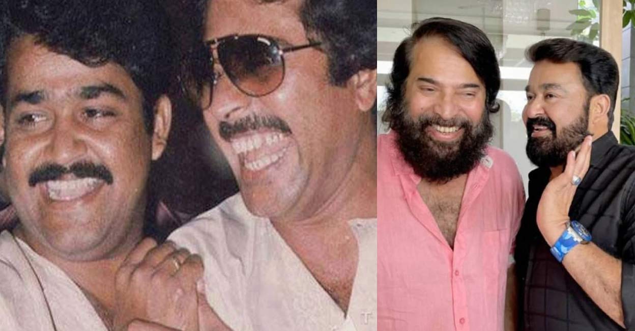 நடிகர் மோகன்லாலுக்கு அப்பாவாக நடித்த நடிகர் மம்மூட்டி… எந்த படத்தில் தெரியுமா…? இதோ நீங்களே பாருங்க..!!