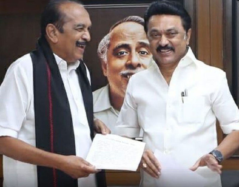 தலை கொடுக்கவும் தயங்க மாட்டோம்…. விண்ணும் மண்ணும் இருக்கும் வரை திமுக நிலைத்திருக்கும்… வைகோ கர்ஜனை..!!
