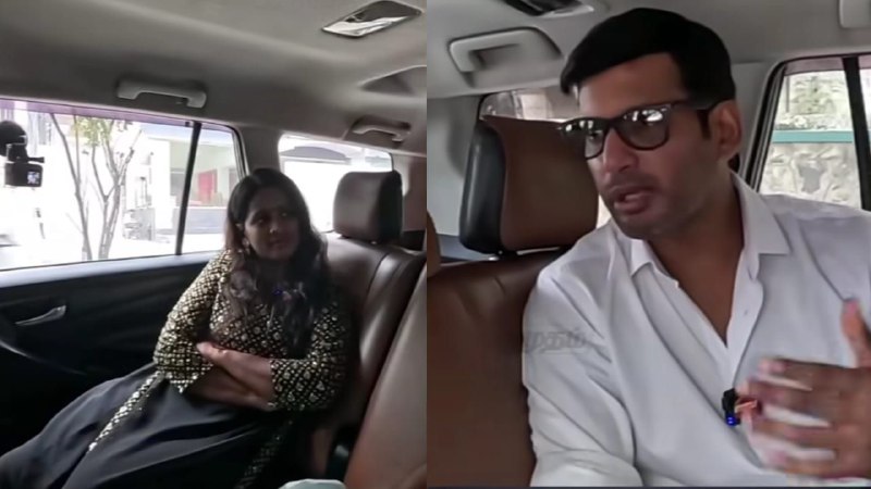 Me Too-ல் உங்க பெயர் இருந்துச்சு… Anchor பதிலால் ஷாக் ஆன விஷால்… வைரலாகும் வீடியோ…!!
