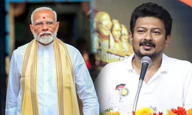 திமுக நாடாளுமன்ற தேர்தலில் வெற்றி பெற பிரதமர் மோடி தான் காரணம்…. புது குண்டை தூக்கி போட்ட அமைச்சர் உதயநிதி…!!!
