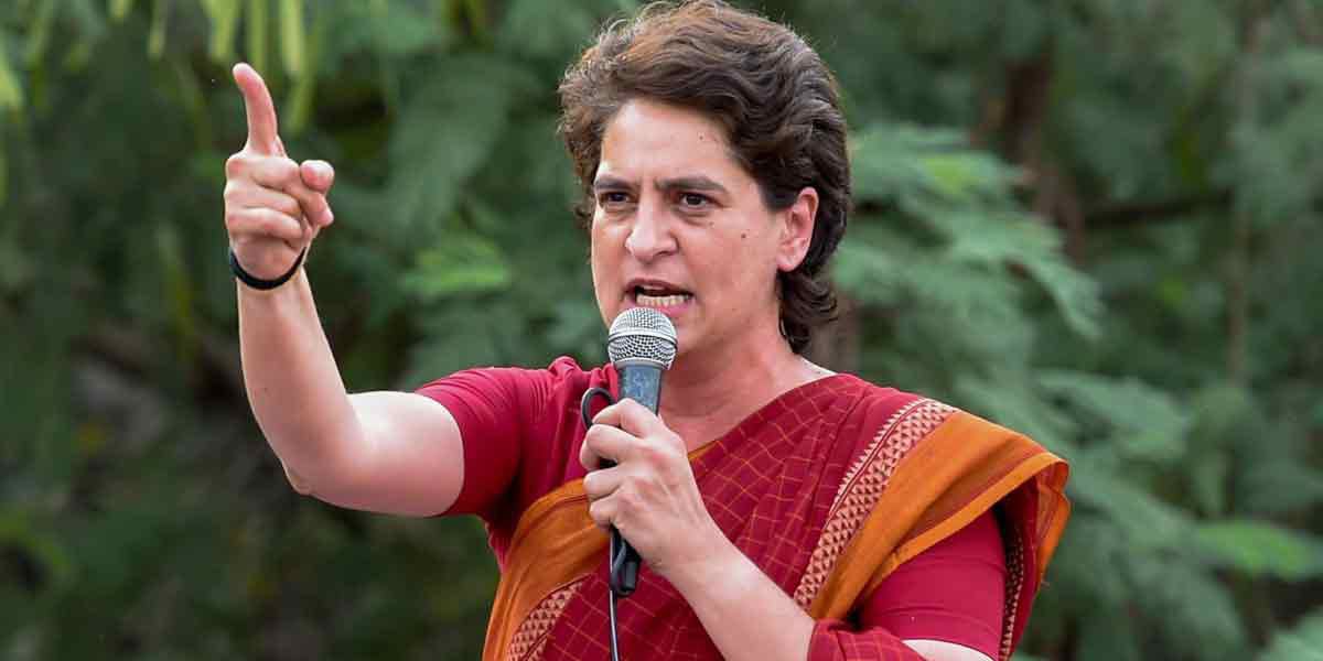 பாலியல் வன்கொடுமை… தினசரி 86 பேர் பலியாகின்றனர்.. பெண்களுக்கு பாதுகாப்பே இல்லையா….? பிரியங்கா காந்தி…!!