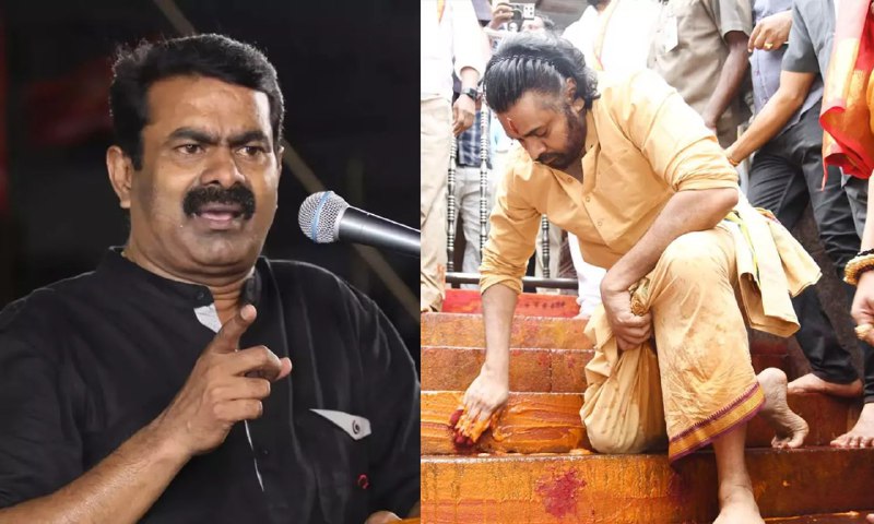 “பெருமாளுக்காக அல்ல”…. உடல் எடையை குறைக்க தான் பவன் கல்யாண் விரதம் இருக்கிறார்… சீமான் பரபர…!!
