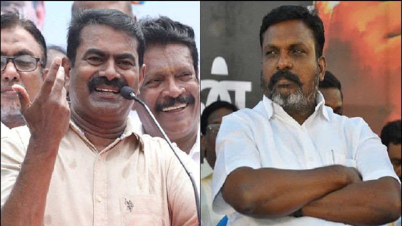 திமுகவின் ஆட்சி அதிகாரத்தில் பங்கு…. திருமாவளவனின் தைரியத்தை நான் பாராட்டுகிறேன்… சீமான் அதிரடி…!!!