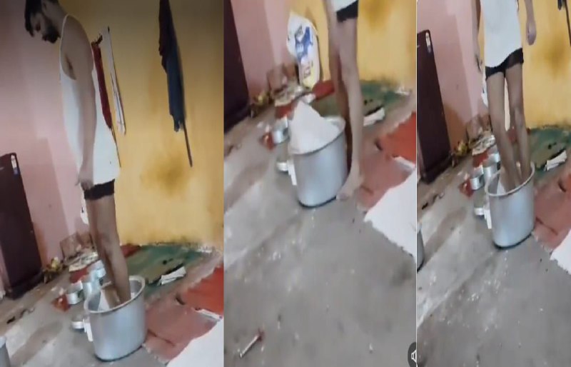 அடப்பாவி…! நீ சாப்பிடறதா இருந்தா இப்படி பண்ணுவியா…?  இணையத்தை அதிரவைத்த சோமோஸ் தயாரிக்கும் வீடியோ…!!
