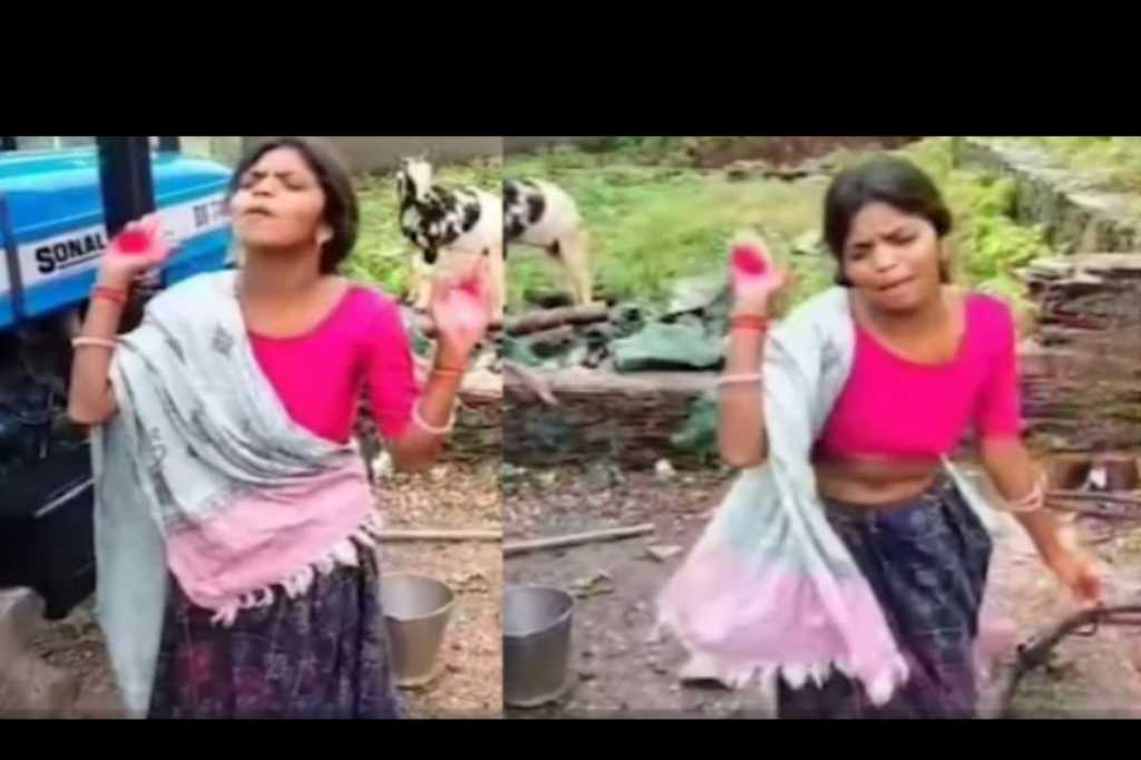 ஏய்…! ஆத்தா வந்திருக்காடா… அதை மட்டும் தொட்ட அவ்வளவுதான்… நல்ல சமாளிக்கிறம்மா…. மிரள வைக்கும் வீடியோ..!!