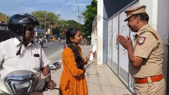 தயவு செஞ்சு புரிஞ்சுக்கோங்க… என்னோட வேலையே போயிடும்… மாணவியிடம் கெஞ்சிய உதவி காவல் ஆய்வாளர்… ஏன் தெரியுமா…?