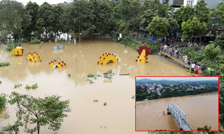 நாட்டையே புரட்டி போட்ட சூறாவளி புயல்… 87 ‌பேர் பலி… 70 பேர் மாயம்…. வியட்னாமில் பரபரப்பு…!!!