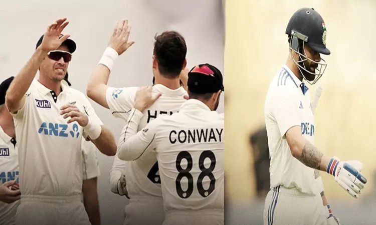 IND vs NZ: வரலாற்றில் இதுவே முதல்முறை…. மோசமான சாதனை படைத்த இந்திய அணி…. அதிர்ச்சியில் ரசிகர்கள்…!!!