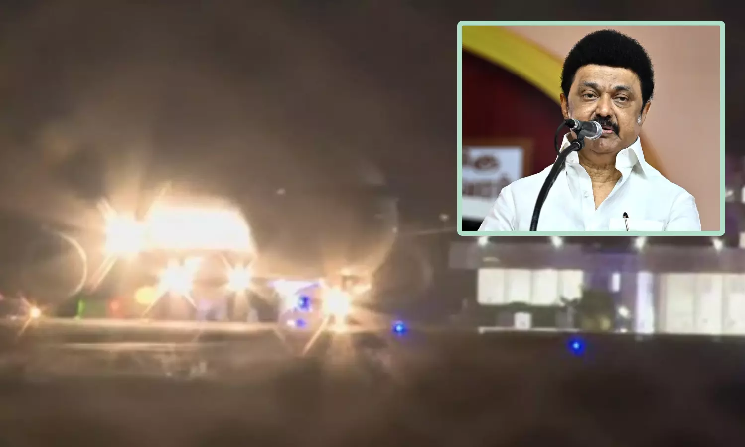 தொழில்நுட்ப கோளாறு…. பத்திரமாக தரையிறங்க செய்த விமான உழியர்கள்…. முதலமைச்சர் மு.க.ஸ்டாலின் பாராட்டு….!!!