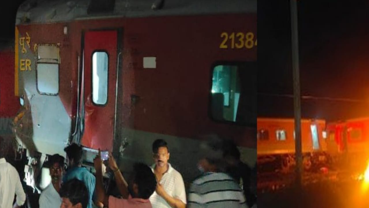 #JUSTIN:  கவரப்பேட்டை ரயில் விபத்து… “19 பேர் காயம்”… 12 பெட்டிகள் தடம் புரண்டது..! மீட்புப்பணிகள் தீவிரம்..!!