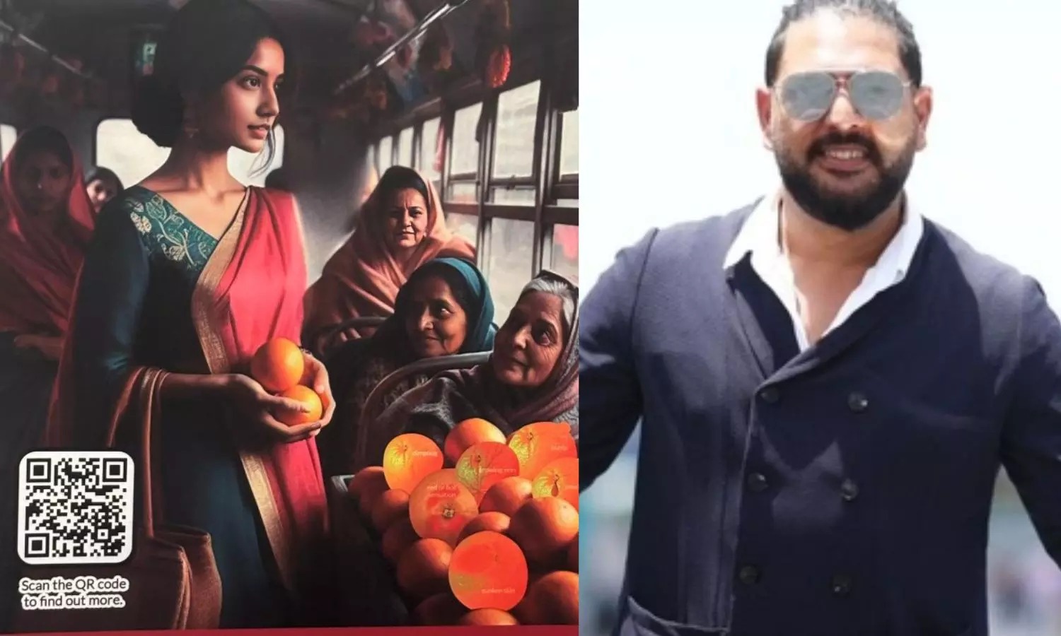 பெண்களின் மார்பகங்கள் ஆரஞ்சு பழங்களா…? யுவராஜ் சிங் நிறுவனம் வெளியிட்ட விளம்பர வீடியோ… வெடித்த சர்ச்சை…!!!