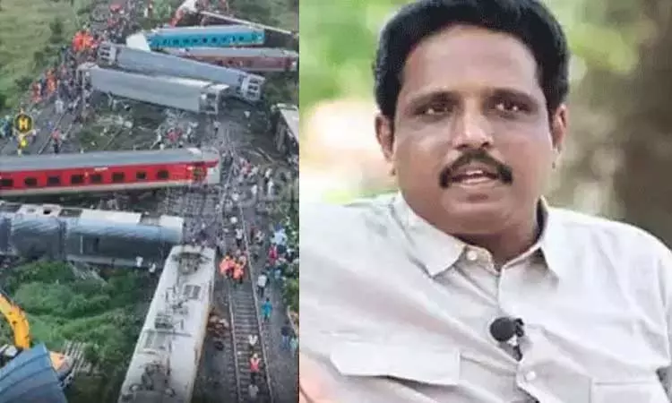 6 நாட்களுக்கு ஒரு ரயில் விபத்து.. ஆய்வு செய்தால் மட்டும் போதுமா…? அடுக்கடுக்காக கேள்வி எழுப்பிய சு.வெங்கடேசன் எம்.பி..!!