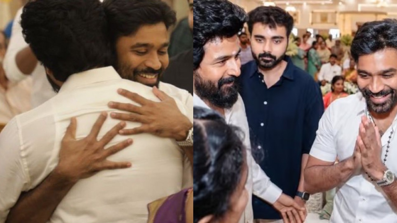 அப்போ அதெல்லாம் உண்மை இல்லையா..? ஜாலியாக பேசிக்கொண்ட தனுஷ், SK… லேட்டஸ்ட் போட்டோவால் வியப்பில் ரசிகர்கள்.!!
