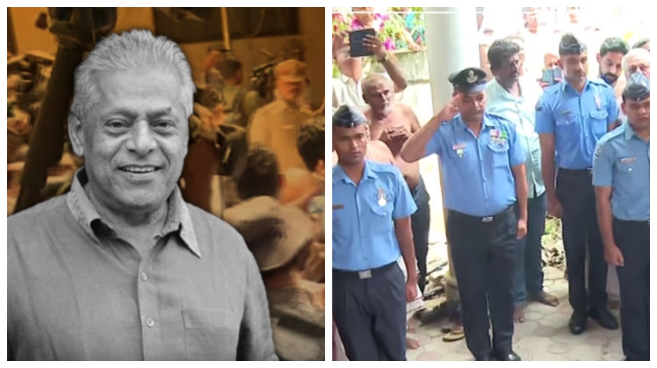 நடிகர் டெல்லி கணேஷ் உடல் தகனம் செய்யப்பட்டது… இந்திய விமானப்படை சார்பில் தேசியக்கொடி போர்த்தி இறுதி மரியாதை…!!