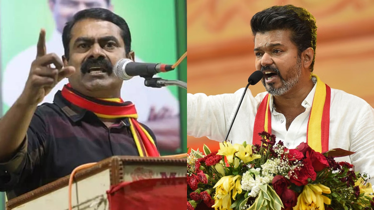 சீமானுக்கு பதில் சொல்ல முடியாது… அரசியல் எதிரி யாருன்னு தெரிஞ்சிதான் வந்துருக்கோம்… தவெக நெத்தியடி பதில்…!!