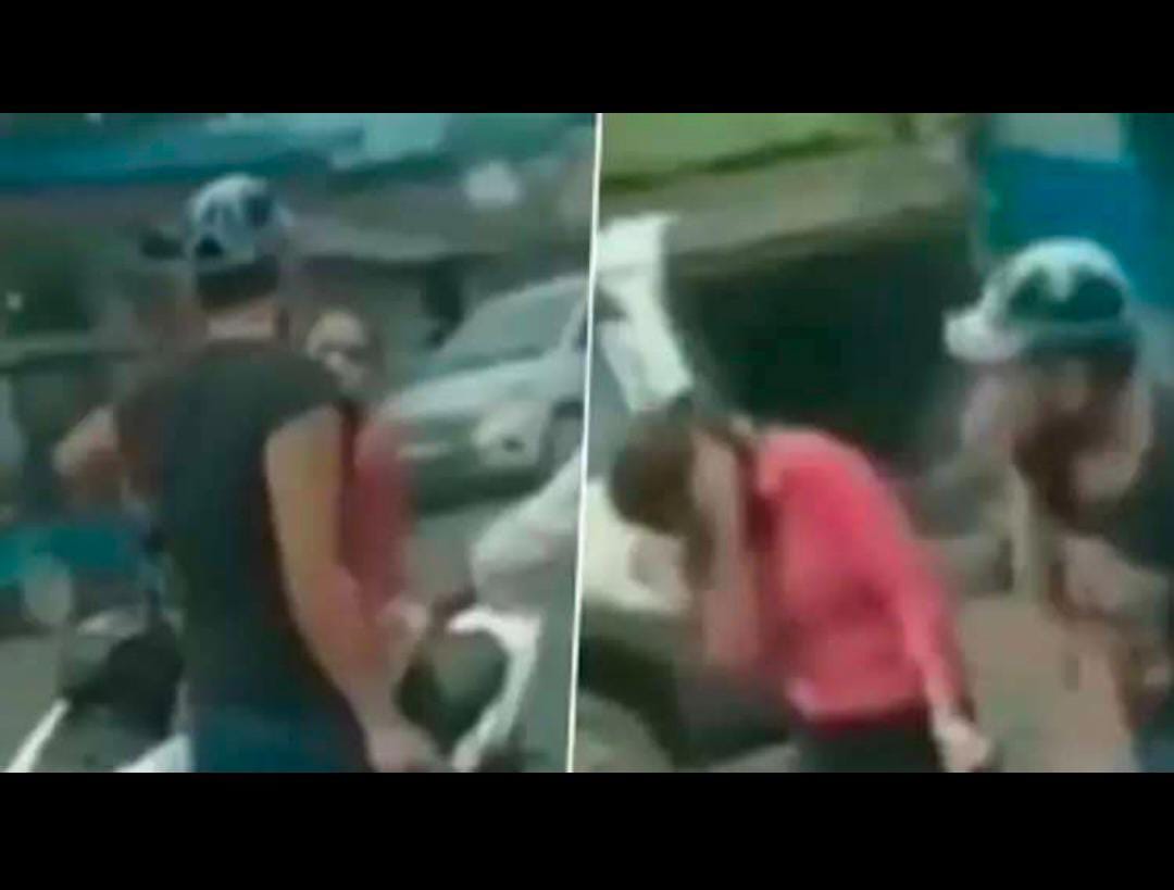 நடுரோட்டில் காதலியின் கண்ணத்தில் பலார் விட்ட காதலன்…. விஷயத்தை கேட்ட பொதுமக்கள் ஷாக்.. வைரல் வீடியோ…