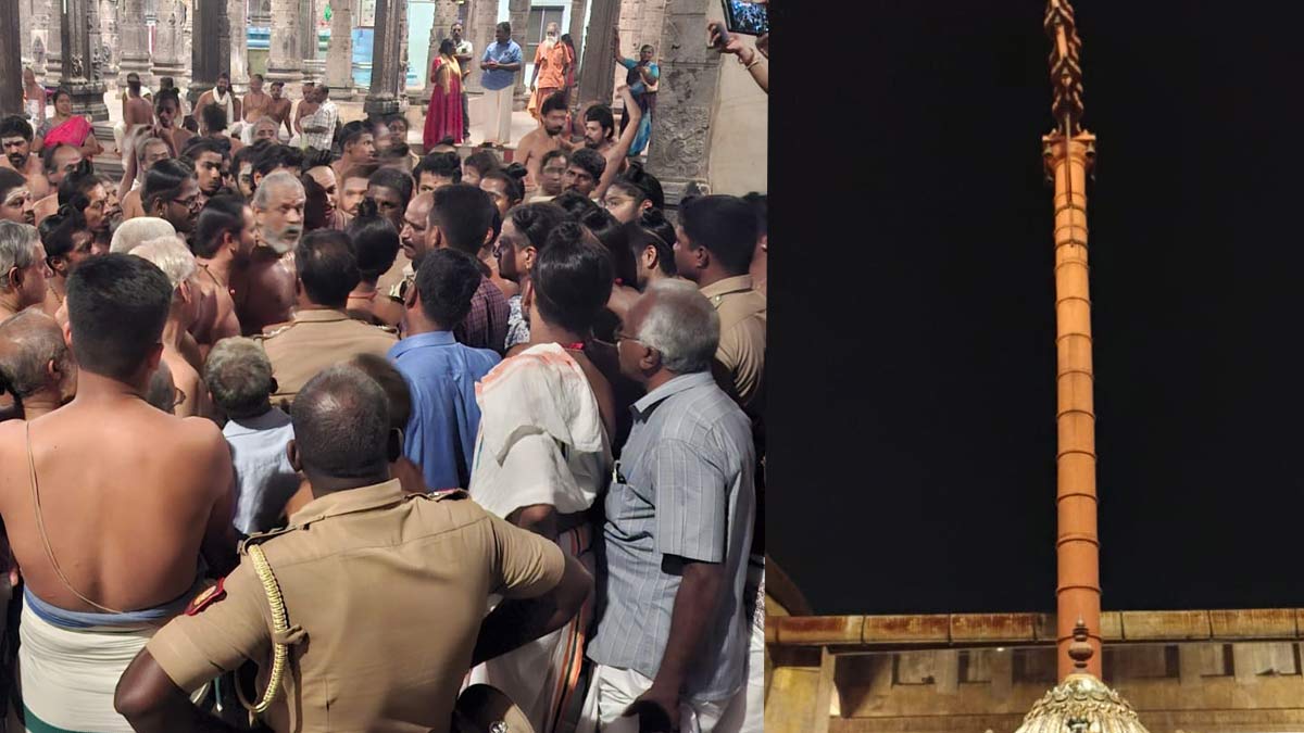 புதிய கொடிமரம்…. தீட்சிதர்கள் எதிர்ப்பு…. காரணம் இதுதான்….!!