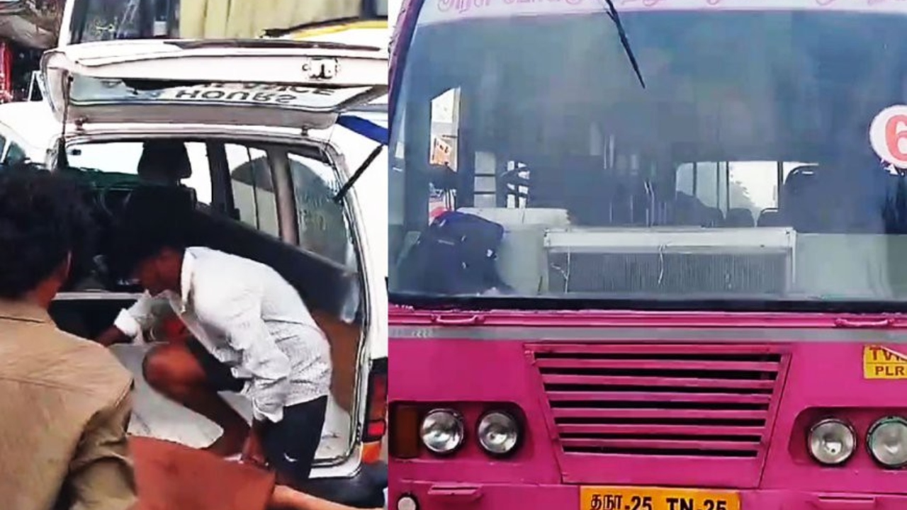 “என் பிள்ளைக்கு இப்படி ஆகிடுச்சே…” பேருந்தில் சீட் பிடிக்க அவசரம்… நொடியில் டயரில் சிக்கி பலியான மாணவி… கதறும் பெற்றோர்…!!