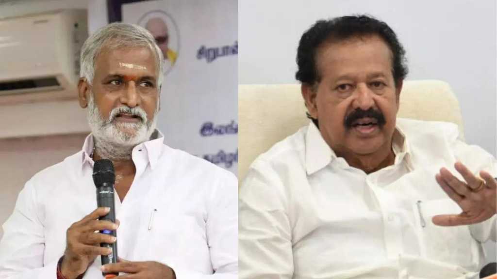 அமைச்சர் சேகர்பாபுவுக்கு எதிராக பேசிய பொன்முடி…. ஒரே கட்சிக்குள் திடீர் களபேரம்…? வைரலாகும் வீடியோ…!!