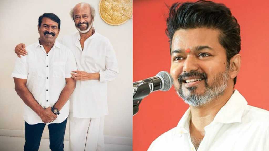 “சிலர் ஆசைக்கும் தேவைக்கும் ஊரார் கால் பிடிப்பார்” விஜய் சீமான் முகத்துடன் வைரலாகும் எம்.ஜி.ஆர் பாடல்…!!