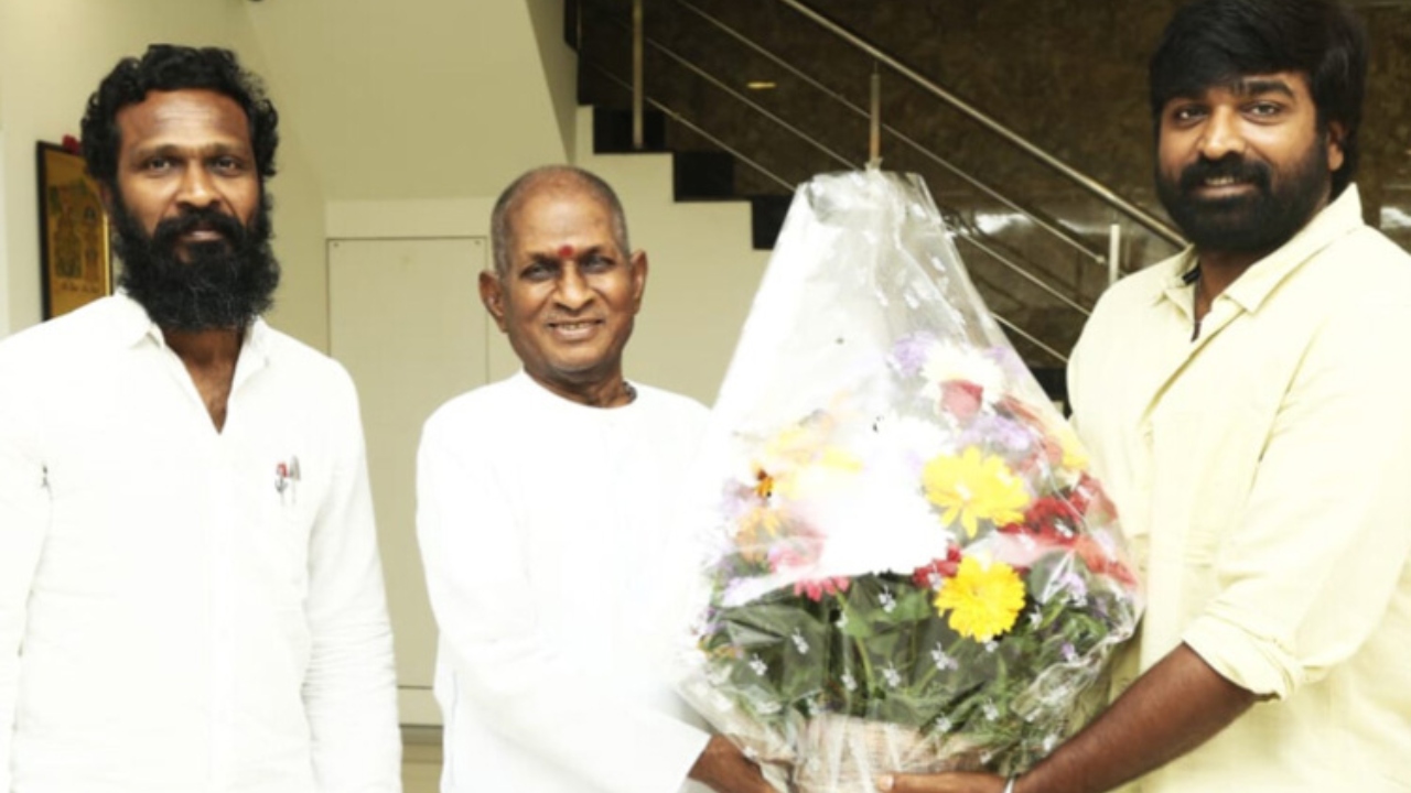 போடு செம….! இளையராஜாவை சந்தித்து வாழ்த்து பெற்ற விடுதலை 2 படக்குழு…. இதை விட வேறென்ன வேணும்….!
