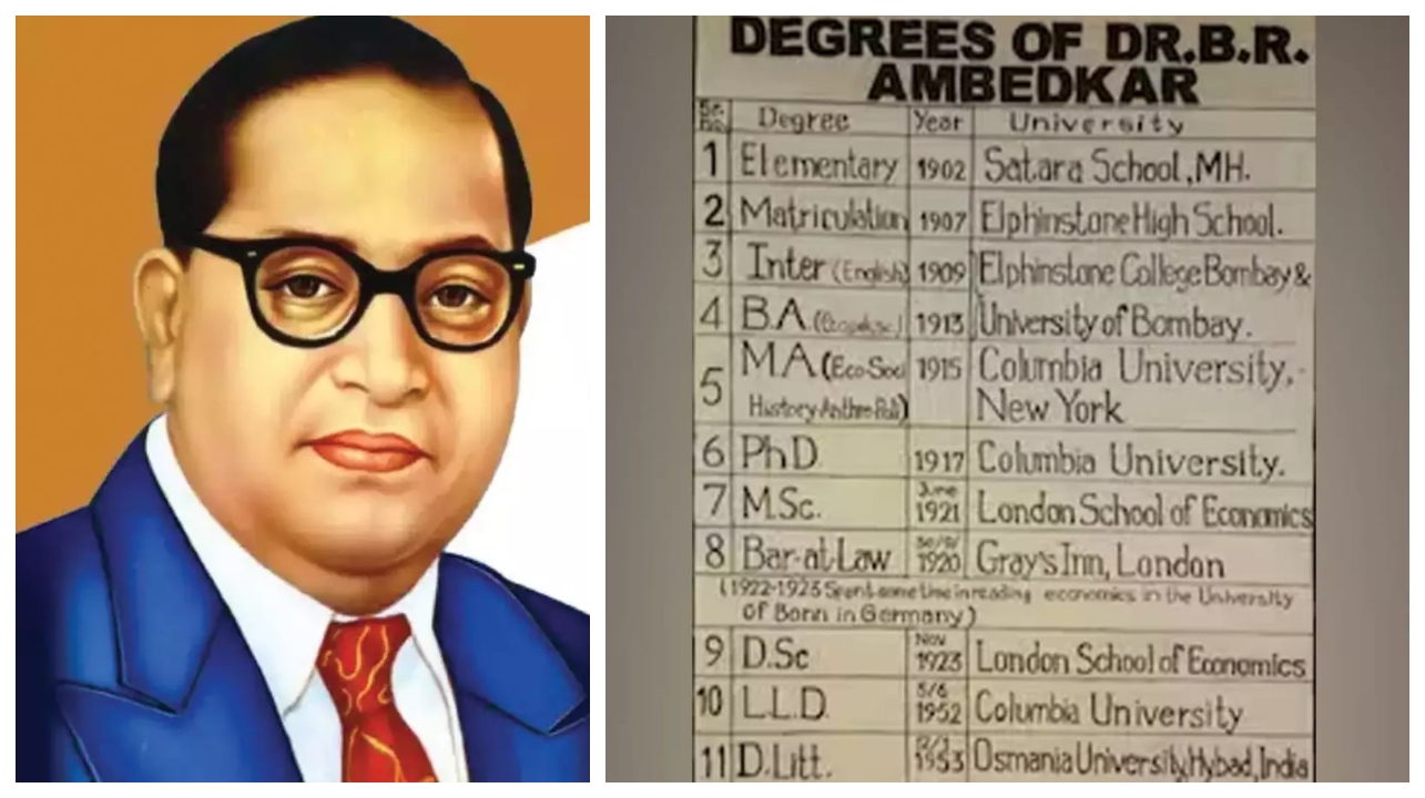அடேங்கப்பா…! லிஸ்ட் ரொம்ப பெருசா இருக்குதே..  டாக்டர் அம்பேத்கர் இவ்வளவு படிச்சிருக்காரா…? மிரள வைக்கும் Certificate..!!!