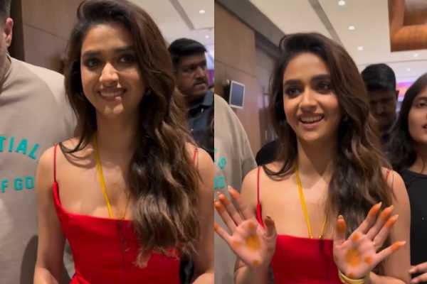 கழுத்தில் மஞ்சள் கயிறுடன் மாடர்ன் டிரெஸ்ஸில் வலம் வரும் நடிகை கீர்த்தி சுரேஷ்… வைரலாகும் வீடியோ…!!
