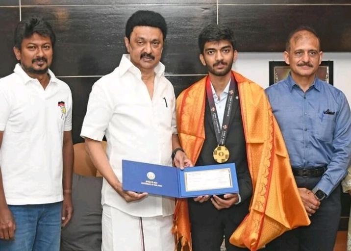 உலக செஸ் சாம்பியன்ஷிப் பட்டத்தை வென்ற குகேஷுக்கு ரூ.5 கோடி பரிசு… முதல்வர் ஸ்டாலின் அறிவிப்பு..!!