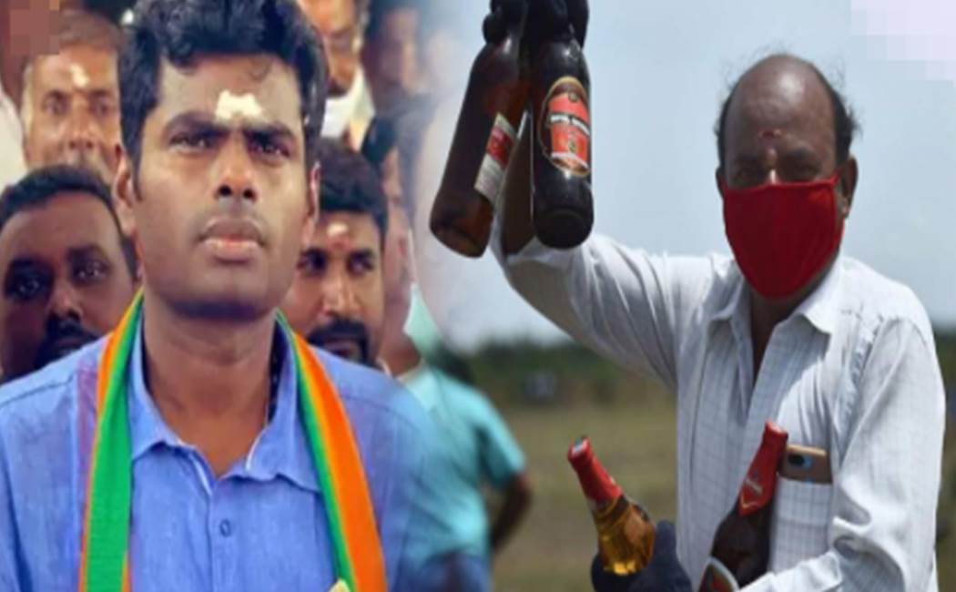காலையில் 8 மணிக்கே… “டாஸ்மாக் கடைகளில் மது விற்பனை”… தட்டி கேட்டால் கைது பண்றாங்க… அண்ணாமலை ஆவேசம்..!!