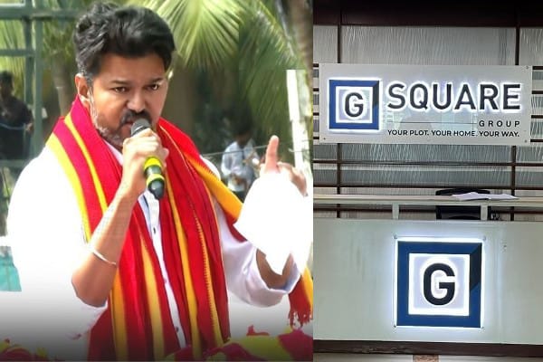 “பரந்தூர் ஏர்போர்ட்”… திமுகவுக்கு வேறு ஏதோ லாபம் இருக்குது.. கொளுத்திப்போட்ட விஜய்… பிரபல ஜி ஸ்கொயர் நிறுவனம் பரபரப்பு விளக்கம்…!!