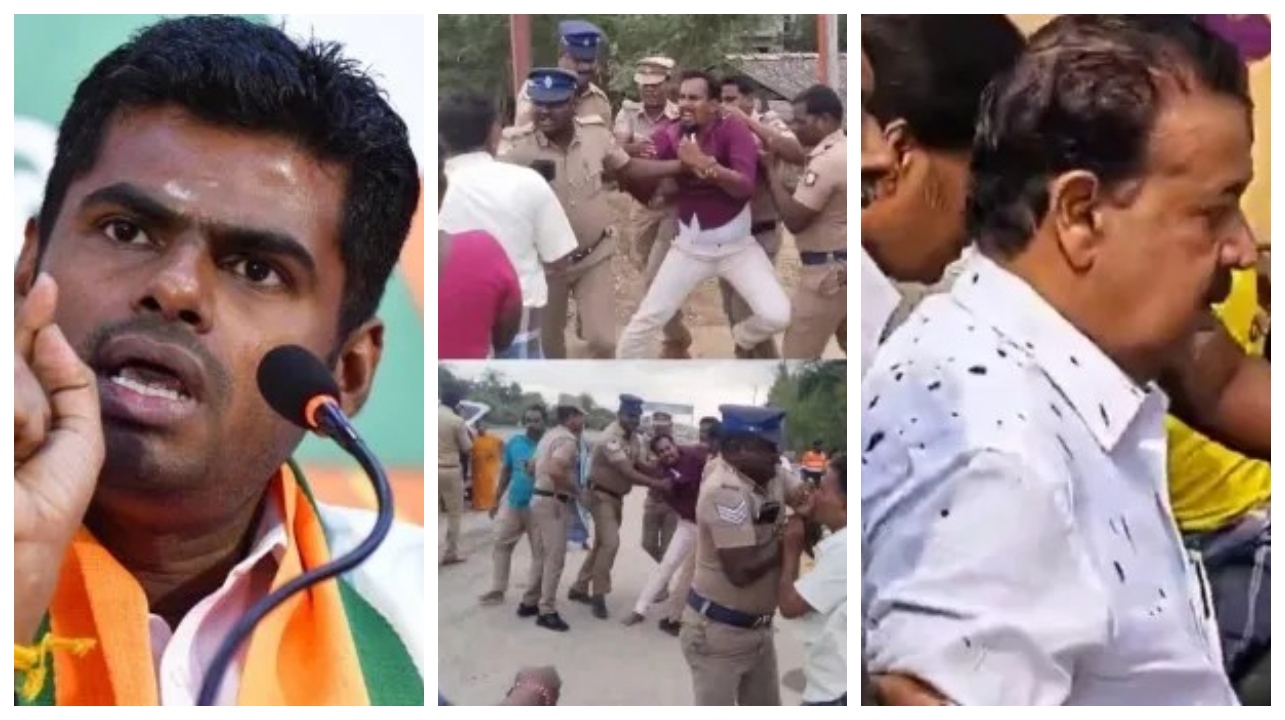 “தேடித்தேடி மக்களை கைது செய்யும் போலீஸ்”… திமுகவின் முழு நேர வேலையை இதுதான்… கொதித்த அண்ணாமலை… வைரலாகும் பரபரப்பு வீடியோ..!!