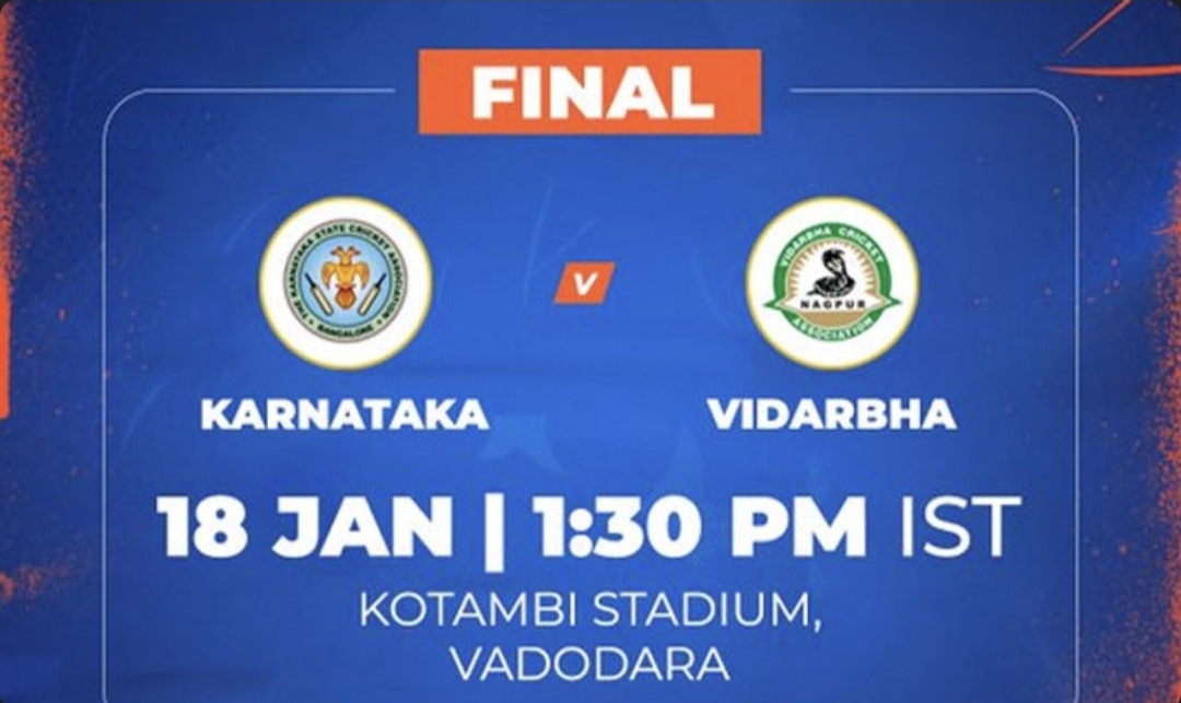 விஜய் ஹசாரே கோப்பையின் இறுதி போட்டி…. சாம்பியன் பட்டம் யாருக்கு….?