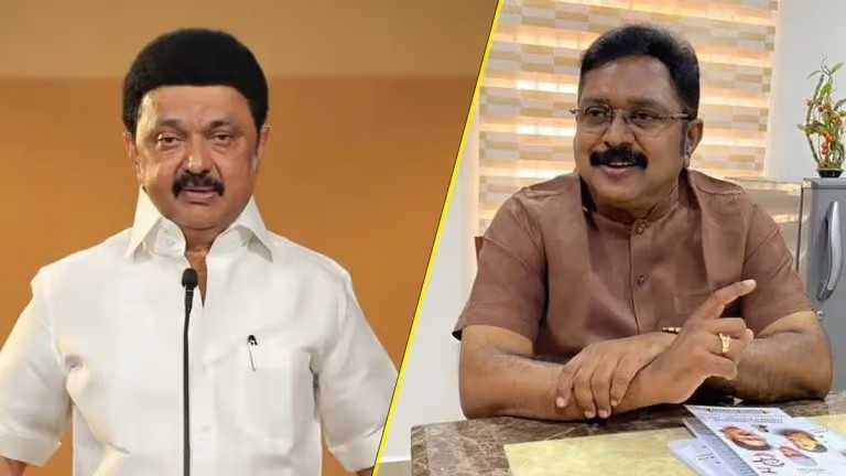 எதிர்க்கட்சிகளின் குரல்வலையை நசுக்குவது தான் திமுக கூறும்  திராவிட மாடலா…? சீறிய டிடிவி தினகரன்… முதல்வர் மீது பாய்ச்சல்..!!