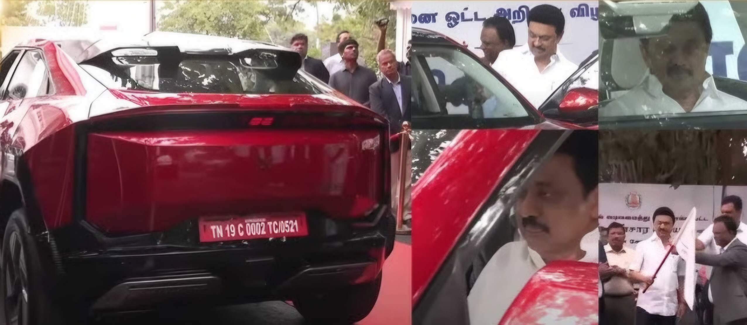 மகேந்திராவின் மின்சார SUV கார்…. சோதனை ஓட்டத்தை தொடங்கி வைத்த முதல்வர்….!!