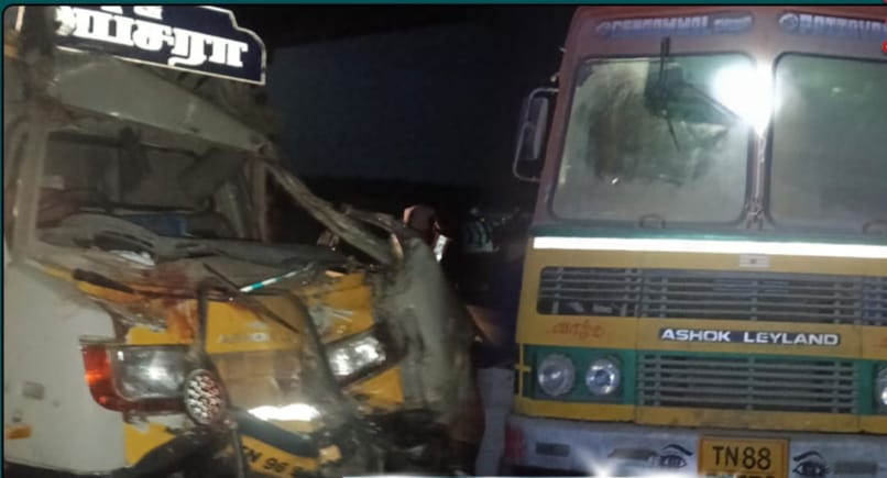 Breaking: தமிழகத்தில் காலையிலேயே அதிர்ச்சி… பயங்கர விபத்தில் 3 பேர்‌ துடிதுடித்து பலி… ஒருவர் படுகாயம்…!!!