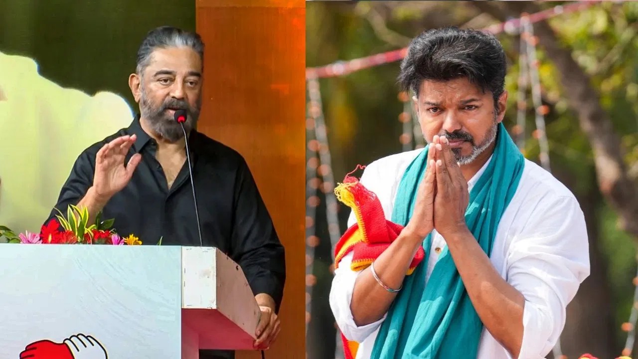 ஓய்வு காலத்தில் அரசியலுக்கு வந்துவிட்டு ஊழல் கூடாரத்தில் நின்று பேசுகிறார்… “எம்ஜிஆர் போன்று விஜய்க்கு வெற்றி உறுதி”… கமல்ஹாசனை விளாசிய தவெக..!!!