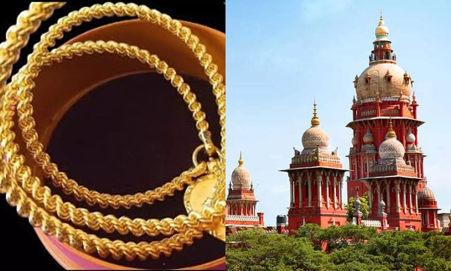 புதுமண பெண்ணின் தாலி செயின் பறிமுதல்…. சுங்கத்துறை அதிகாரிகள் மீது நடவடிக்கை எடுக்க… உயர் நீதிமன்றம் உத்தரவு..!!