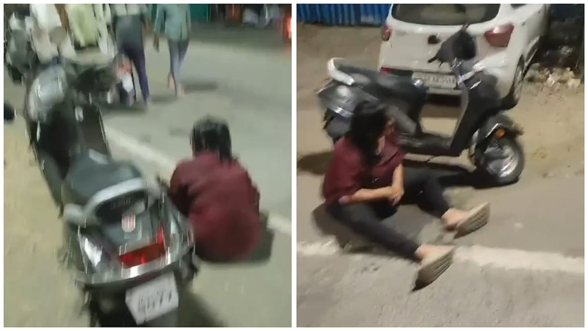 ஒரு போலீஸ்காரரின் மகளே இப்படி செய்யலாமா..? நடு ரோட்டில் முகம் சுளிக்க வைத்த சம்பவம்… நெட்டிசன்களை கடுப்பில் ஆழ்த்திய வீடியோ…!!!