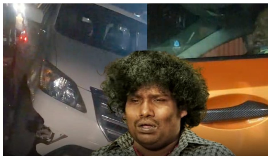 விபத்தில் சிக்கியது என்னுடைய கார் இல்லை…. விளக்கம் கொடுத்து நடிகர் யோகி பாபு வெளியிட்ட எக்ஸ் பதிவு..!!