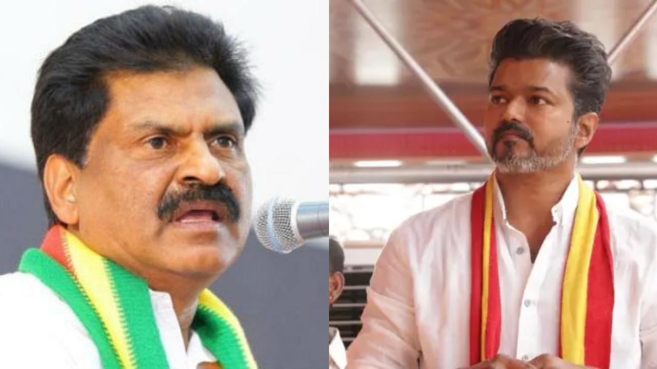 பாவம் TVK தலைவர் விஜய்யை யாரோ ஏமாத்தி இருக்காங்க… கிண்டலடித்து  பேசிய ஈஸ்வரன்..!!