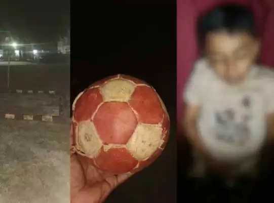 விளையாடிக் கொண்டிருந்த 7 வயது சிறுவன்…. கால்பந்து கோல் கம்பம் விழுந்து உயிரிழப்பு… பெரும் சோகம்..!!