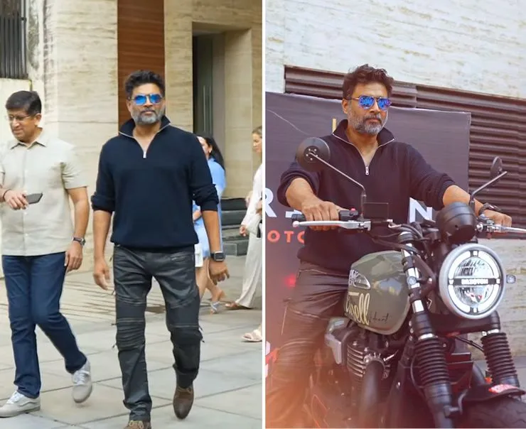 இந்தியாவிலேயே முதல் ஆளாக மாதவன் வாங்கிய அந்த பைக்…. விலையை கேட்டா ஆடிப்போயிடுவீங்க..!
