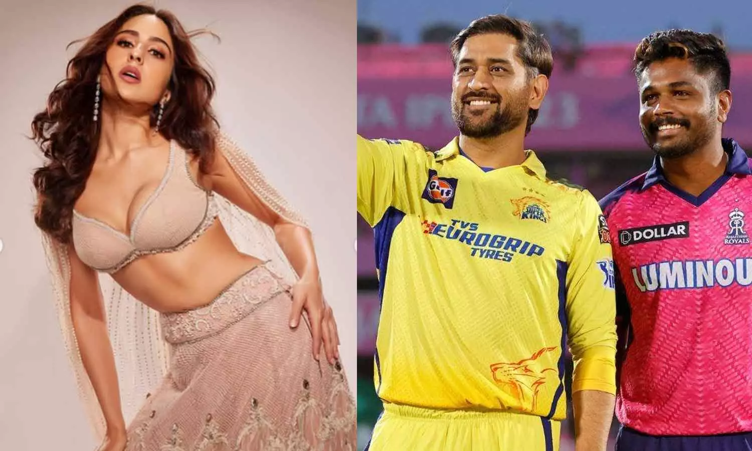 டபுள் டமாக்கா கொண்டாட்டம்…! RR Vs CSK போட்டியில் நடிகை சாரா அலிகானின் நடன விருந்து… குஷியில் ரசிகர்கள்..!!