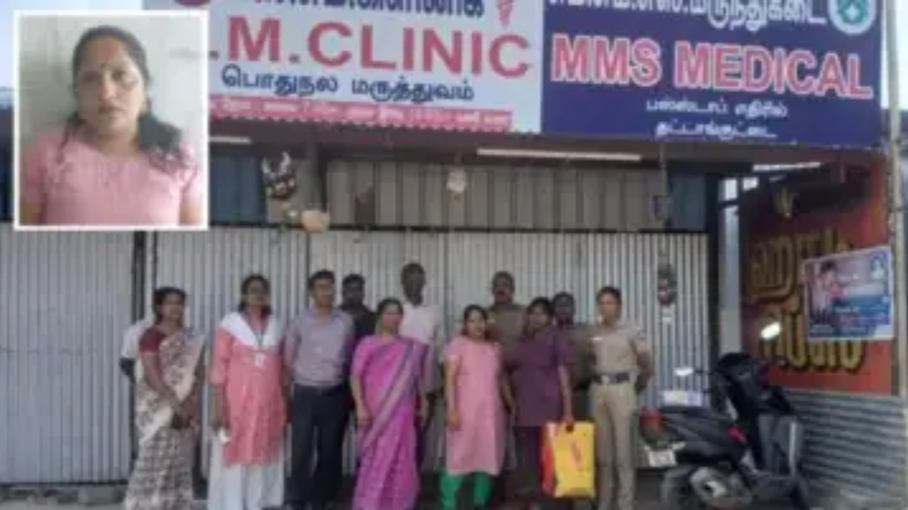 “நான் டாக்டர் தான்…” சோதனையில் சிக்கிய பெண்…. வெளியான திடுக்கிடும் தகவல்கள்….!!