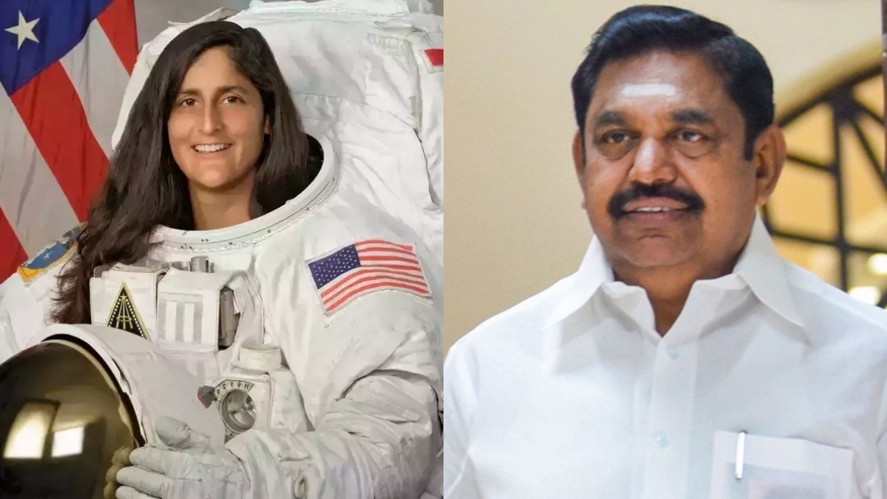 “தைரியம் மற்றும் உறுதிபாடு….” 9 மாதங்கள் கழித்து பூமிக்கு வந்த சுனிதா வில்லியம்ஸ்-க்கு வாழ்த்து தெரிவித்த இபிஎஸ்…!!