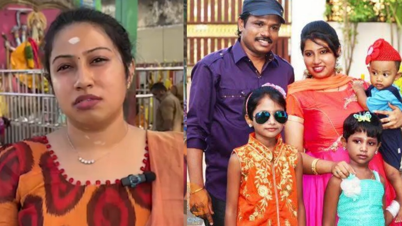 உஷார்..! ஆபாச உடையணிந்து கணவரை அபகரிக்கும் பெண்கள்… மதுரை முத்துவின் மனைவி பரபரப்பு வீடியோ..!!