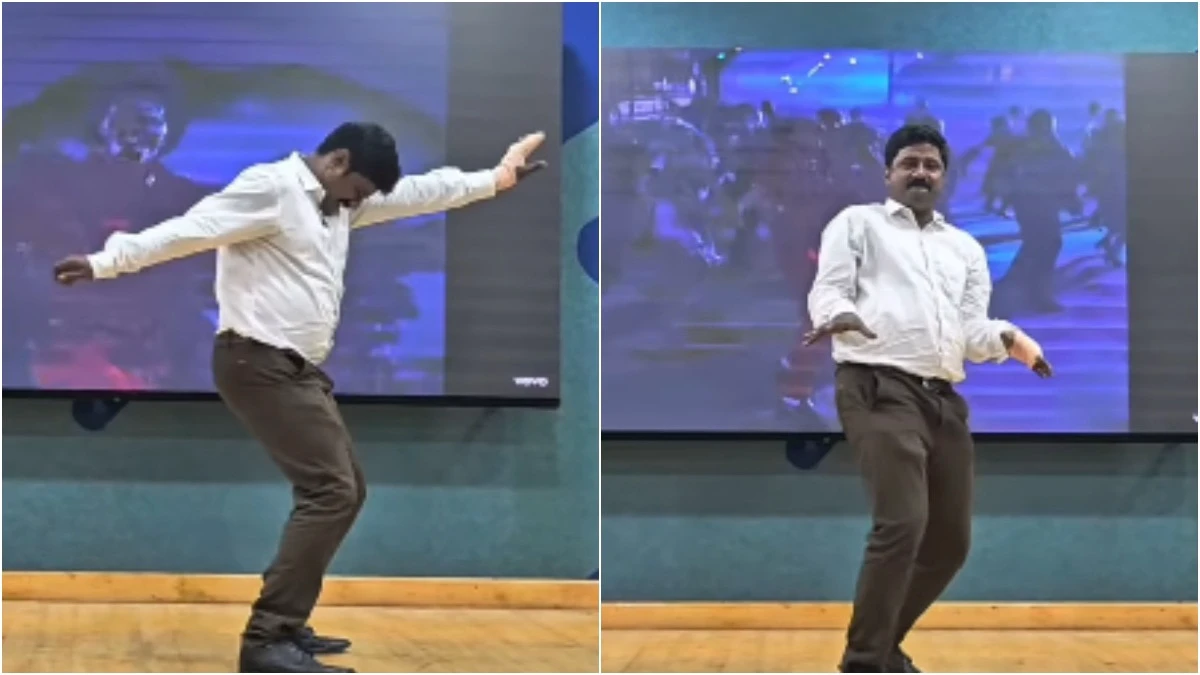 செம…! “இந்த ஆசிரியரை யாருக்குத்தான் பிடிக்காது”.. மைக்கேல் ஜாக்சன் போல அசத்தல் நடனம்… இணையத்தை கலக்கும் வீடியோ.!!