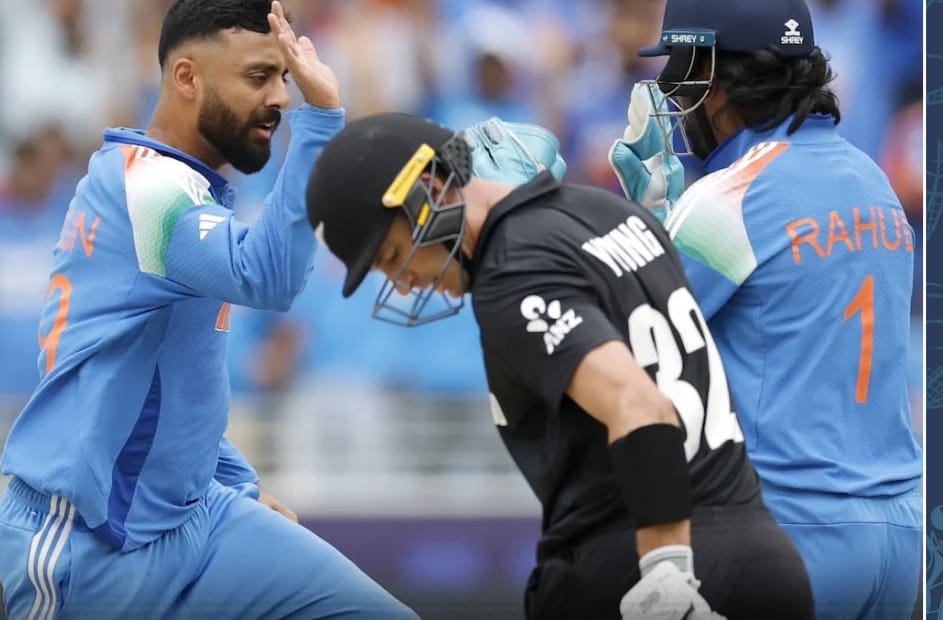 பரபரப்பான இறுதிப் போட்டி… நியூசிக்கு டஃப் கொடுத்த சுழற்பந்து வீச்சாளர்கள்… கோப்பை யாருக்கு…? இந்திய அணிக்கு 252 ரன்கள் இலக்கு…!!!